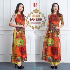 Những mẫu áo dài thổ cẩm mặc sang trọng, tôn dáng và che khuyết điểm tốt - Áo Dài Đan Linh