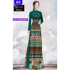 Các mẫu áo dài trung niên in 3D cho các bà, các mẹ - Áo Dài Đan Linh