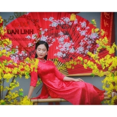 Đủ màu áo dài gấm sang trọng - Áo Dài Đan Linh