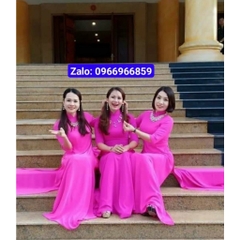 Áo dài màu hồng sen_Áo Dài Đan Linh