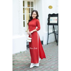 Đủ màu áo dài trơn 2 tà lụa cao cấp mềm mịn - Áo Dài Đan Linh