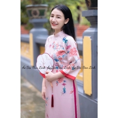 Áo dài dáng suông  cao cấp, trẻ trung, áo dài cách tân mẫu mới 2023 - Áo Dài Đan Linh