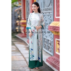 Áo dài dáng suông  cao cấp, trẻ trung, áo dài cách tân mẫu mới 2023 - Áo Dài Đan Linh