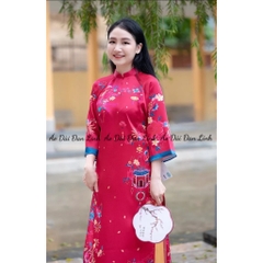 Áo dài dáng suông  cao cấp, trẻ trung, áo dài cách tân mẫu mới 2023 - Áo Dài Đan Linh