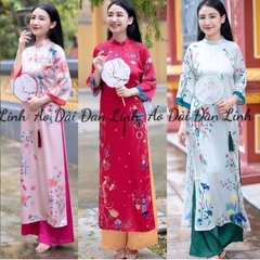 Áo dài dáng suông  cao cấp, trẻ trung, áo dài cách tân mẫu mới 2023 - Áo Dài Đan Linh
