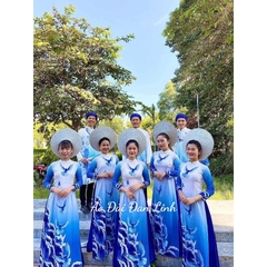Đồng phục áo dài in 3D Đẹp - Áo Dài Đan Linh