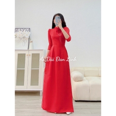 Đủ màu áo dài tơ tay bồng, kết nhẹ nhàng, trẻ trung - Áo Dài Đan Linh
