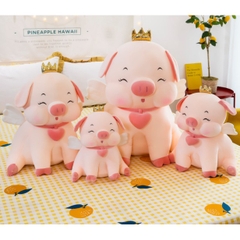 Gấu Bông Hợn Đeo Tim MIRANA Thú Nhồi Bông Cao Cấp, siêu co giãn siêu đàn hồi, Giữ nguyên form dáng bất chấp   Gấu Bông Hợn Đeo Tim MIRANA Thú Nhồi Bông Cao Cấp, siêu co giãn siêu đàn hồi, Giữ nguyên form dáng bất chấp
