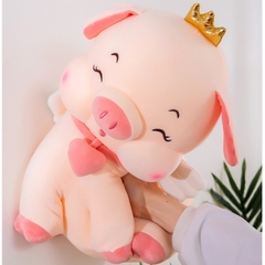 Gấu Bông Hợn Đeo Tim MIRANA Thú Nhồi Bông Cao Cấp, siêu co giãn siêu đàn hồi, Giữ nguyên form dáng bất chấp   Gấu Bông Hợn Đeo Tim MIRANA Thú Nhồi Bông Cao Cấp, siêu co giãn siêu đàn hồi, Giữ nguyên form dáng bất chấp
