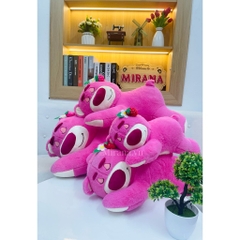 Gấu Bông Gấu Lotso Dâu Nằm Đáng Yêu Cao Cấp Thú Nhồi Bông Cao Cấp