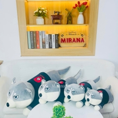 Gấu Bông Chó Mèo Alaska MIRANA Thú Nhồi Bông Chó Mèo Cao Cấp Siêu Đáng Yêu