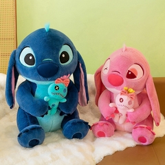 Gấu bông Stitch ôm vịt Mirana Thú nhồi bông Stitch ôm vịt mềm mịn cao cấp