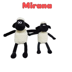 Gấu Bông Cừu Shaun In The Sheep Mirana Chất Vải Siêu Mịn An Toàn Với Trẻ Em