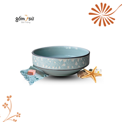 [Luxury] Chậu gốm rửa mặt lịch lãm sang /GBTSD07