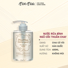 Nước rửa bình ngũ cốc thuần chay MooMaa - Dạng bình có vòi - 480ml/chai