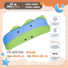 Vỏ gối ôm Milo & Gabby - Size: 80x30 cm