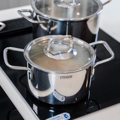 Bộ Nồi Steiger Nova - Set 5 Món Đáy Liền