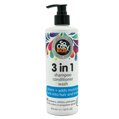 Sữa tắm gội xả 3in1 SoCozy Kids làm sạch & Dưỡng ẩm không chứa Parabens - 473gram Hàng Mỹ