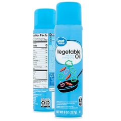 Dầu ăn kiêng Great Value Vegetable Original dạng xịt 227gram - hàng Mỹ
