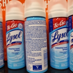 Lysol xịt khử mùi diệt khuẩn mini bỏ túi - 42.5gram [ hàng mỹ ]