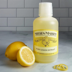 Hương chanh chiết xuất cao cấp Nielsen Massey nấu ăn làm bánh - 531ml