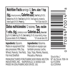 Dung dịch Wilton Glycerin Vegetable - made in USA