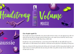 Mousse tạo kiểu tóc aussie chiết xuất tre và mận Kakadu - made in USA