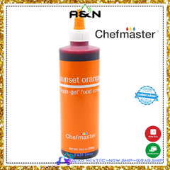 Màu thực phẩm Chefmaster Sunset Orange liqua gel - 298g