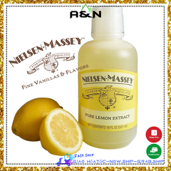 Hương chanh chiết xuất cao cấp Nielsen Massey nấu ăn làm bánh - 531ml