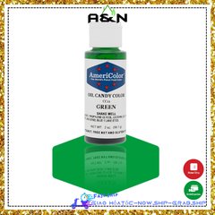 Màu gốc dầu Americolor sử dụng làm chocolate và kẹo - Green Xanh lá