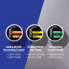 Sáp wax tạo kiểu tóc L'Oreal Paris Studio Line texture matte