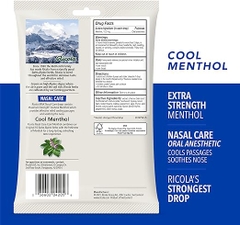 Kẹo ngậm Ricola Max Cool Menthol Nasal Care bạc hà - hàng Mỹ