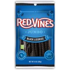 Kẹo dẻo xoắn Red Vines Jumbo Black Licorice Candy - 226gram