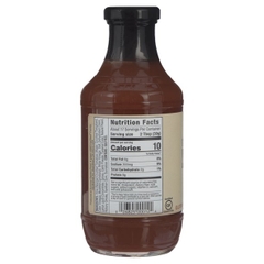 Nước sốt BBQ ướp và chấm G Hughes Honey không đường ít calo - 510gram