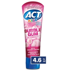 Kem đánh răng ACT Anticavity trẻ em có fluoride hương bubble gum