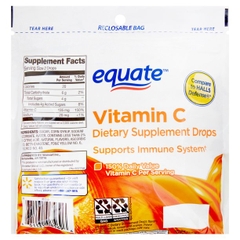 Kẹo ngậm Equate hương cam chanh đào vitamin C - 80viên
