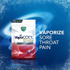 Viên ngậm Vicks VapoCOOL Cherry - 45 viên