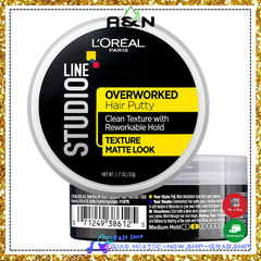 Sáp wax tạo kiểu tóc L'Oreal Paris Studio Line texture matte