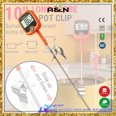 Nhiệt kế kẹo ThermoPro đo thực phẩm có kẹp nồi đầu dò dài 25.4cm
