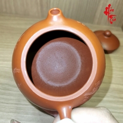 Ấm Tử Sa Tây Thy Khắc Hoa - AM105 - 130ml