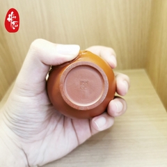 Tách Trà Tử Sa Chu Nê - Đại Thánh điêu khắc thủ công 100ml