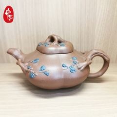 Ấm Xưa - Thượng Hợp Mai - thập niên 90 - chế tác dòng tinh phẩm-Thanh Thủy Nê, 180ml.