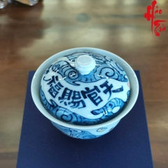 Chén Khải Sứ Cảnh Đức Vẽ Tay Hình Thần Tài - CK33 - 90ml