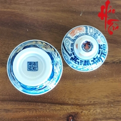 Chén Khải Sứ Cảnh Đức Vẽ Tay Hình Hổ - CK32 - 120ml