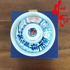 Chén Khải Sứ Cảnh Đức Vẽ Tay Hình Hổ - CK32 - 120ml