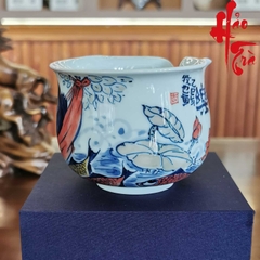 Ly Tống Cảnh Đức Vẽ Tay Hình Gấu Trúc - LY158 - 200ml