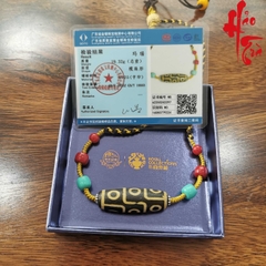 Vòng Cổ Đá Yi 9 Mắt Lớn Potala Tây Tạng - DZI03