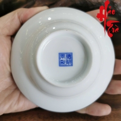 Bộ Chén Trà Sứ Cảnh Đức (Gồm 8 món: 6 chén, 1 tống, 1 khải)