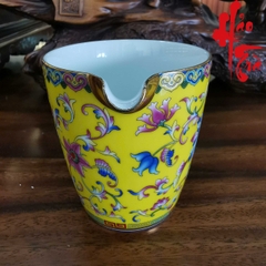Bộ Chén Trà Sứ Cảnh Đức (Gồm 8 món: 6 chén, 1 tống, 1 khải)