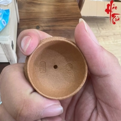 Ấm Tử Sa Cà Đoạn AM144 - 130ml - Lãnh Kim Hoàng Đoàn Nê